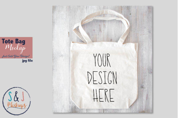 Canvas Bag Mockup for Tote Bag Graphics