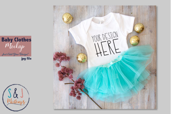 Christmas Baby Clothes Mockup for Baby Amp Graphics