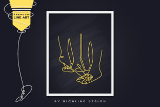 Couple Intens Line Art Poster Review