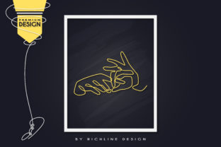 Hand Sign Line Art Poster: Graphics & Illustrations Review