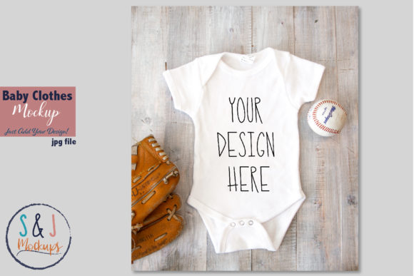 Kids Clothes Mockup for Baby Amp Graphics