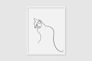 Line Art Poster Premium Cat Review