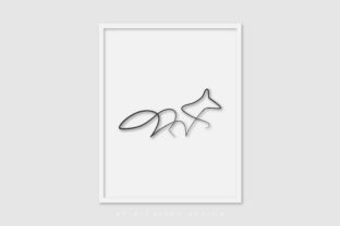 Line Art Poster Wolves: A Versatile Graphic Design Asset for Branding