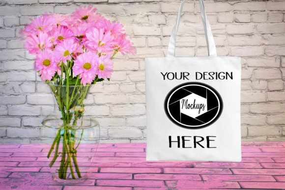 White Bag Mockup for Graphics and Bags Amp Projects